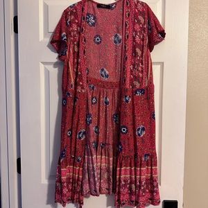 Amazon Zesica brand bohemian wrap dress